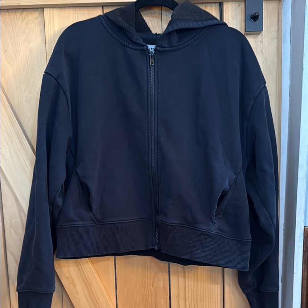 PACT organic cotton Black Zip-Up Hoodie
